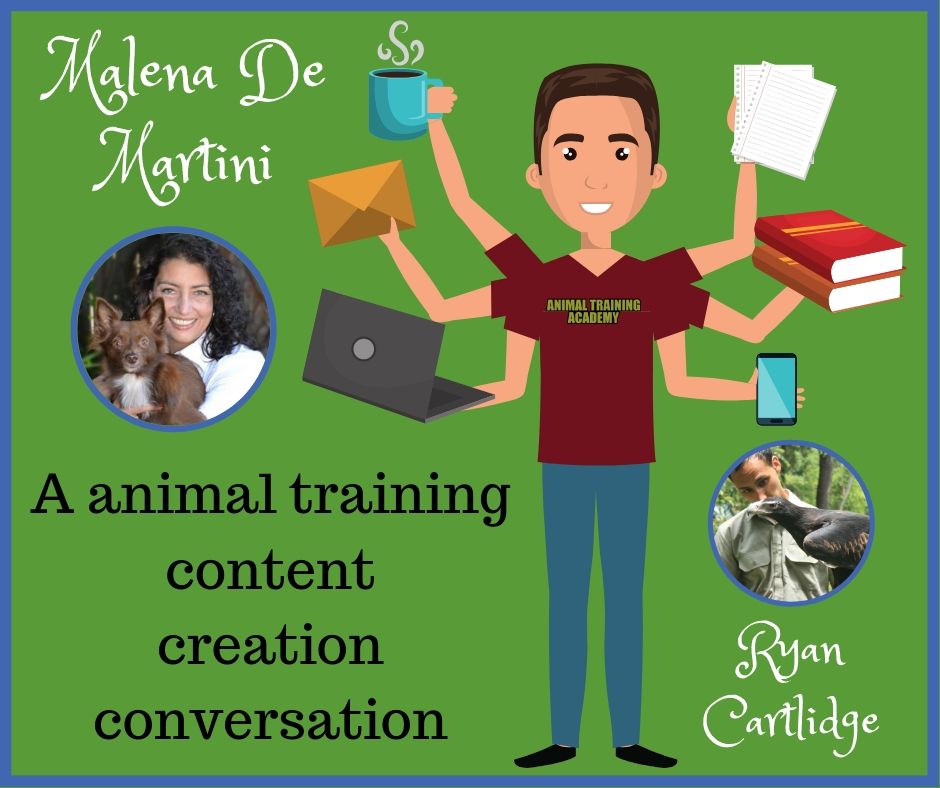 Content creation conversation with special guest host Malena De Martini …