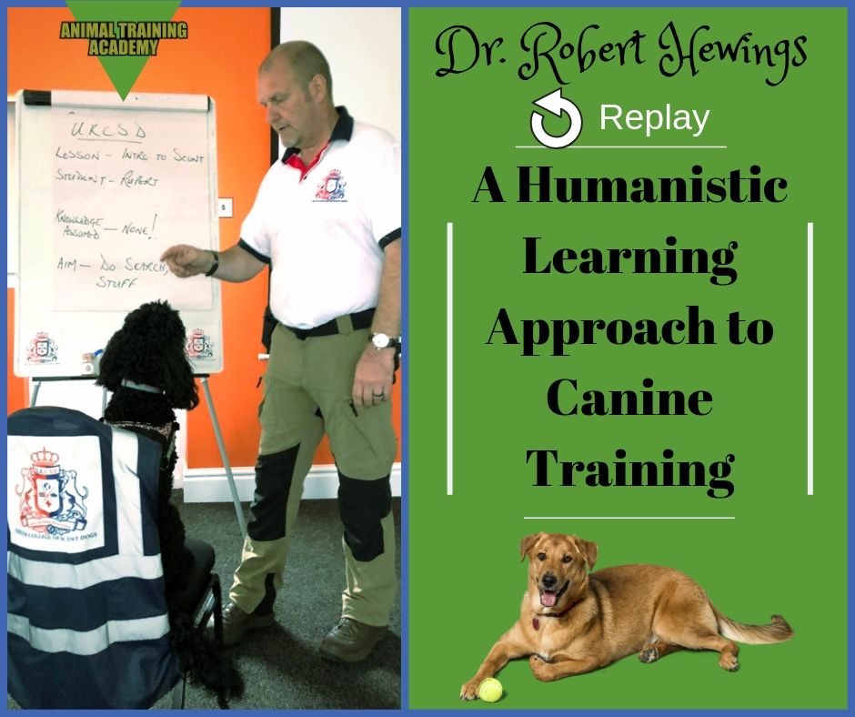 Dr. Robert Hewings – A humanistic learning approach to canine training [a web-class about training people]